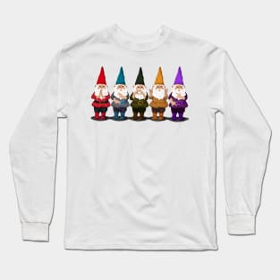 Hangin with my Gnomies, the Lineup Long Sleeve T-Shirt